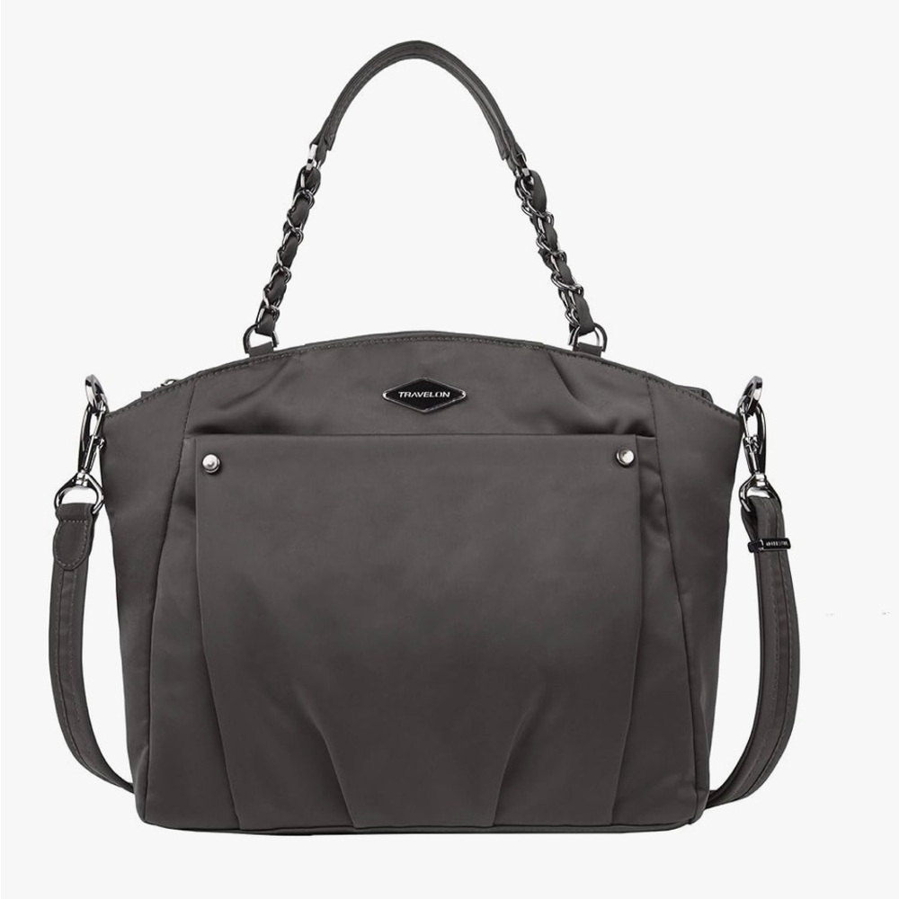 NWT Travelon Anti-Theft Parkview Satchel Crossbody Bag